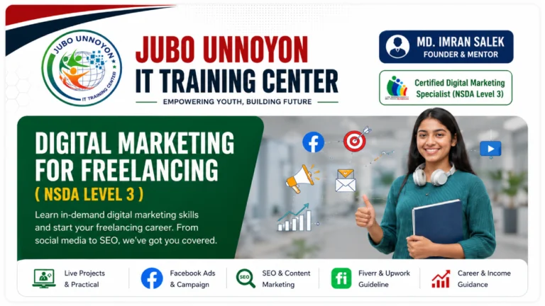 Digital Marketing for Freelancing (NSDA Level 3)